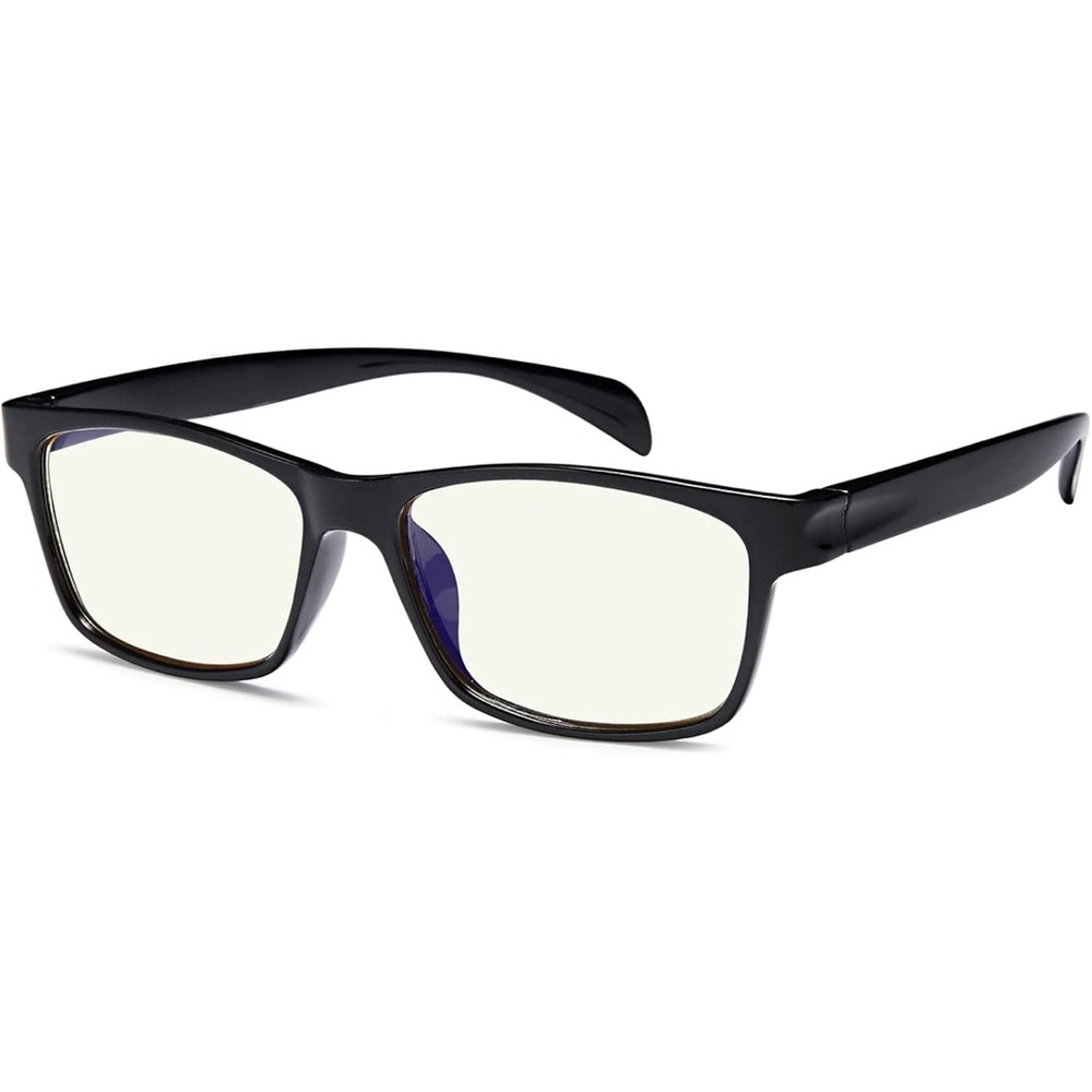 Computer Blue Light Blocking Gaming Reading Glasses w/Amber‎ Tint Anti Glare UV